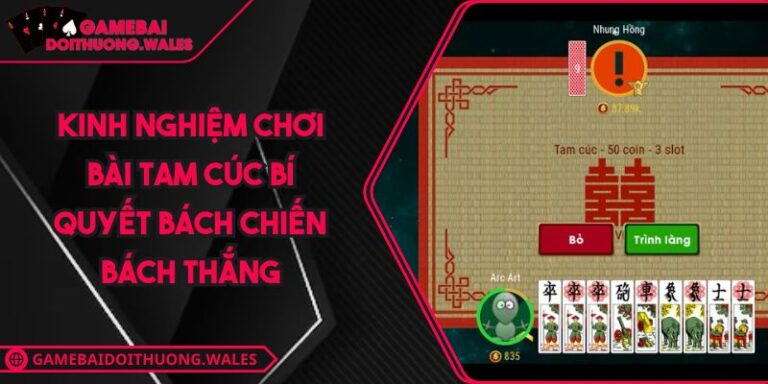 Kinh Nghiệm Chơi Bài Tam Cúc Bí Quyết Bách Chiến Bách Thắng 1 kinh nghiệm chơi bài Tam Cúc